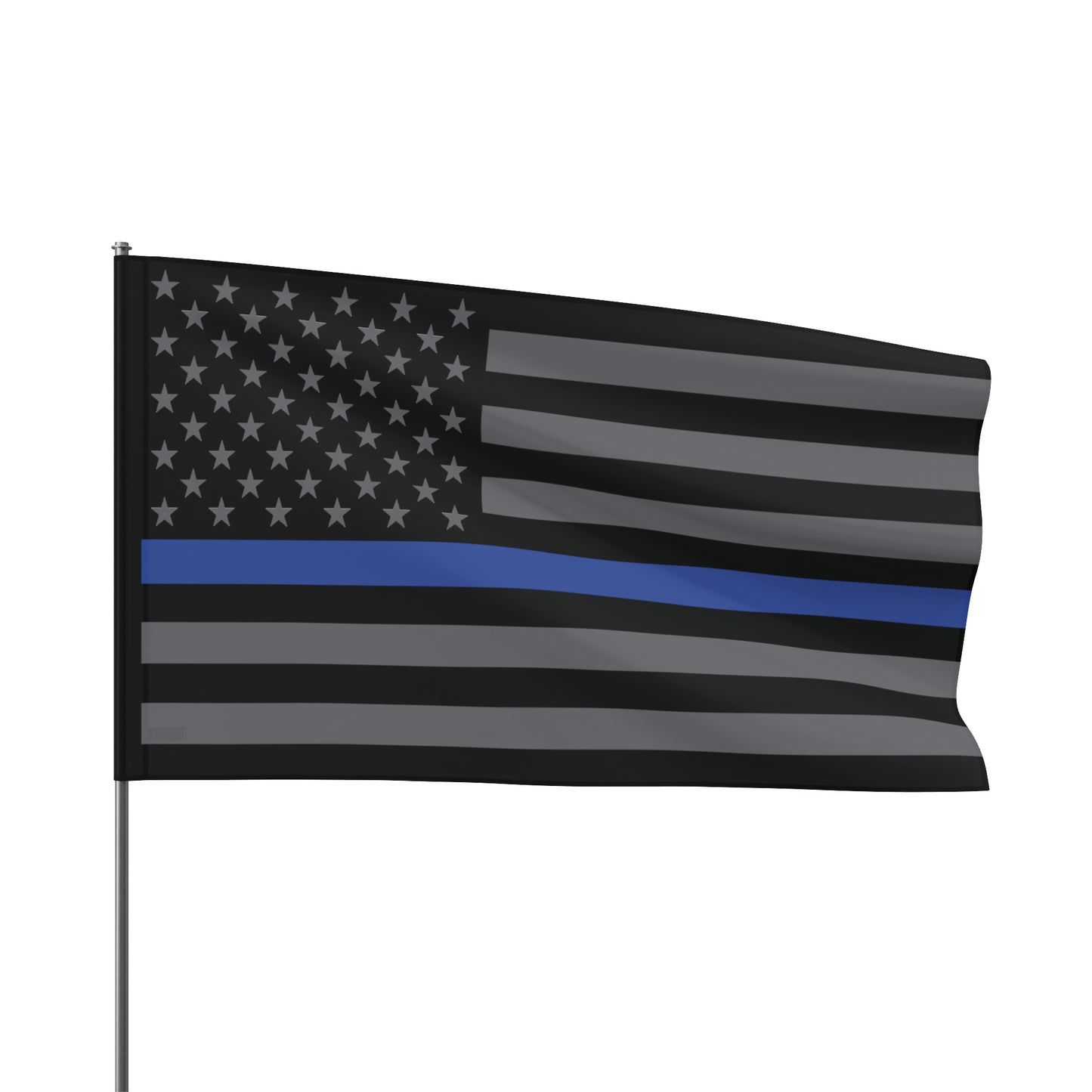 THIN BLUE LINE FLAG