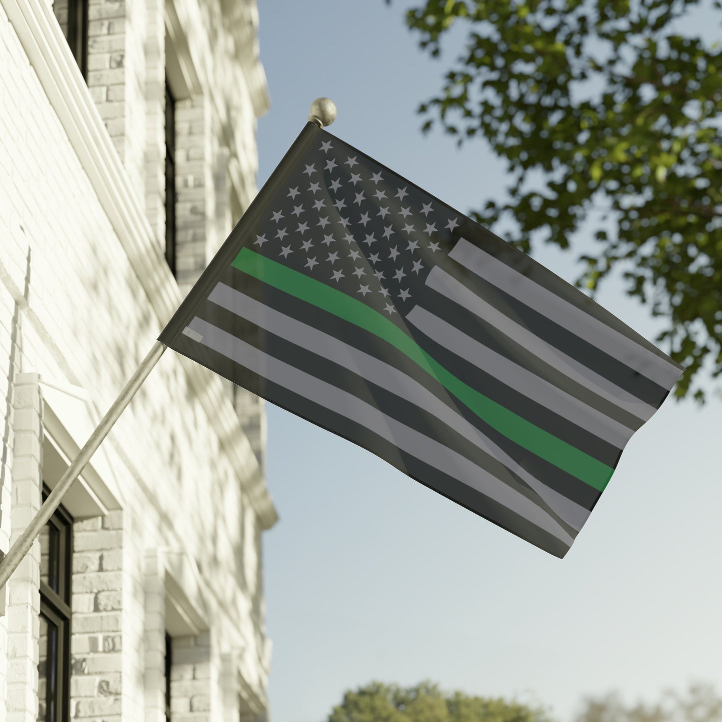 THIN GREEN LINE FLAG