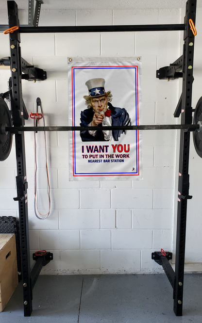 UNCLE SAM WANTS YOU | GYM FLAG