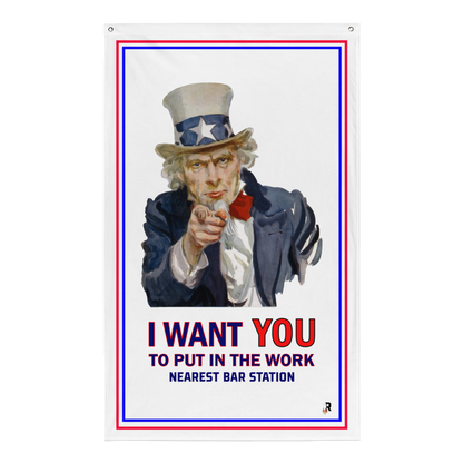 UNCLE SAM WANTS YOU | GYM FLAG