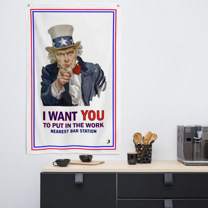 UNCLE SAM WANTS YOU | GYM FLAG