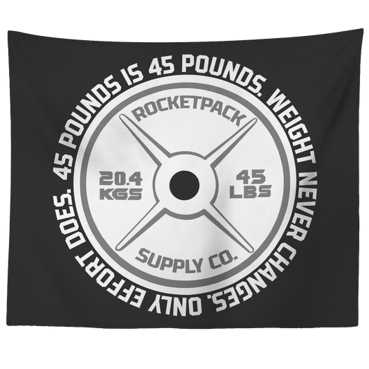 WEIGHT NEVER CHANGES | GYM BANNER